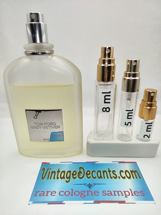 Vintage Decants TOM FORD Grey Vetiver EDP - 2022 Batch - Men - Sample - Discontinued - Cologne - Perfume - Classic - Retro - Fragrance