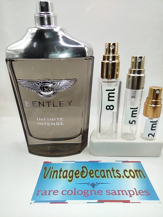 Vintage Decants BENTLEY Infinite Intense EDP - 2022 Batch - Men - Sample - Discontinued - Cologne - Perfume - Classic - Retro - Fragrance