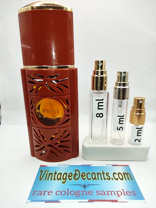 YVES SAINT LAURENT Opium Secret De Parfum - 1992 Batch - Women - Vintage Sample Discontinued Cologne Perfume Fragrance Decants