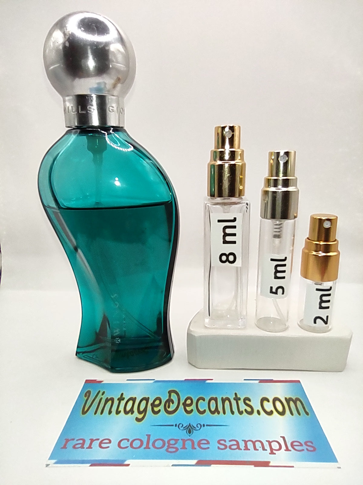 GIORGIO BEVERLY HILLS Wings EDT - 1990's Batch - Men - Vintage Sample Discontinued Cologne Perfume Fragrance Decants