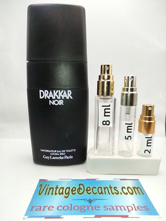 Vintage Decants GUY LAROCHE Drakkar Noir EDT - 1992 Batch - Men - Sample - Discontinued - Cologne - Perfume - Classic - Retro - Fragrance