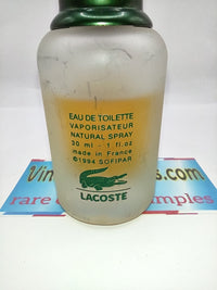 LACOSTE Booster EDT, 1995 Batch, Men | Vintage Decant Cologne Perfume Fragrance Samples