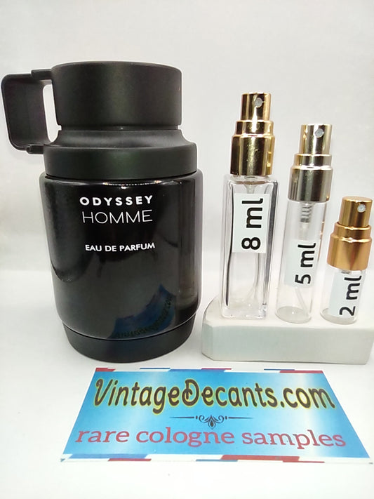 Vintage Decants ARMAF Odyssey Homme EDP - 2024 Batch - Men - Unisex - Sample - Discontinued - Cologne - Perfume - Classic - Retro - Fragrance