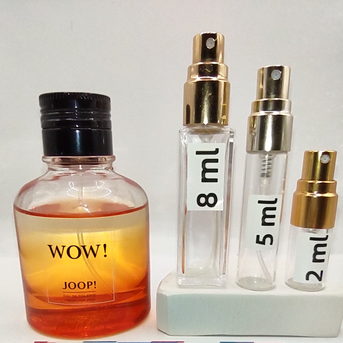 JOOP! Wow! Fresh EDT, 2021 Batch, Men | Vintage Decant Cologne Perfume Fragrance Samples