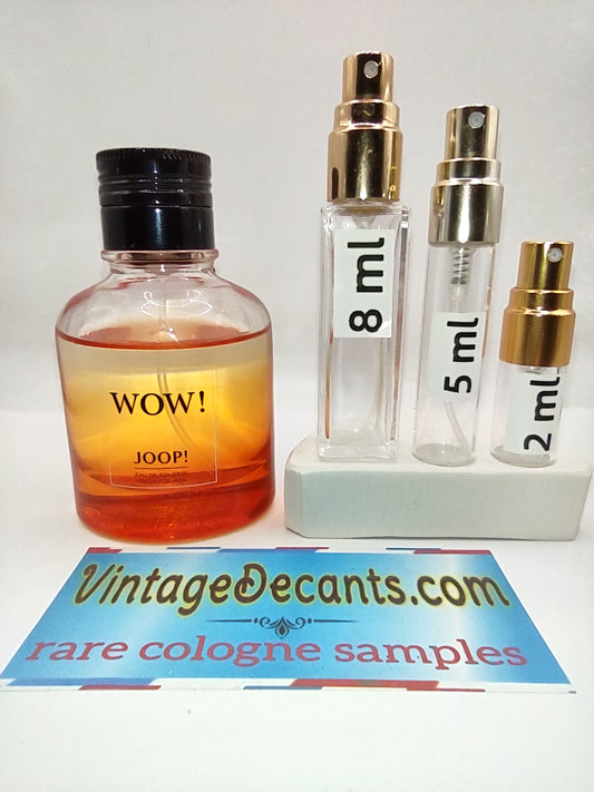 Vintage Decants JOOP! Wow! Fresh EDT - 2021 Batch - Men - Sample - Discontinued - Cologne - Perfume - Classic - Retro - Fragrance