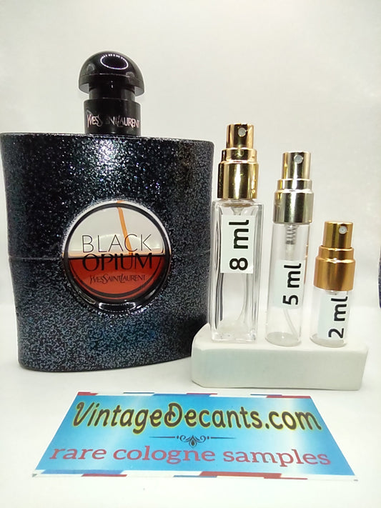 YVES SAINT LAURENT Black Opium EDP - 2015 Batch - Women - Vintage Sample Discontinued Cologne Perfume Fragrance Decants