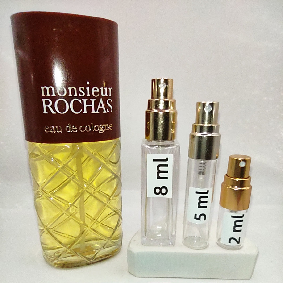 ROCHAS Monsieur Eau De Cologne, 1980 Batch, Men | Vintage Decant Cologne Perfume Fragrance Samples
