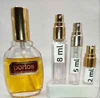 BALENCIAGA Portos EDT, 1980's Batch, Men | Vintage Decant Cologne Perfume Fragrance Samples