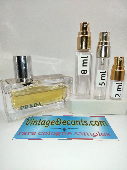 PRADA Amber for Women EDP - 2007 Batch - Women - Unisex - Vintage Sample Discontinued Cologne Perfume Fragrance Decants