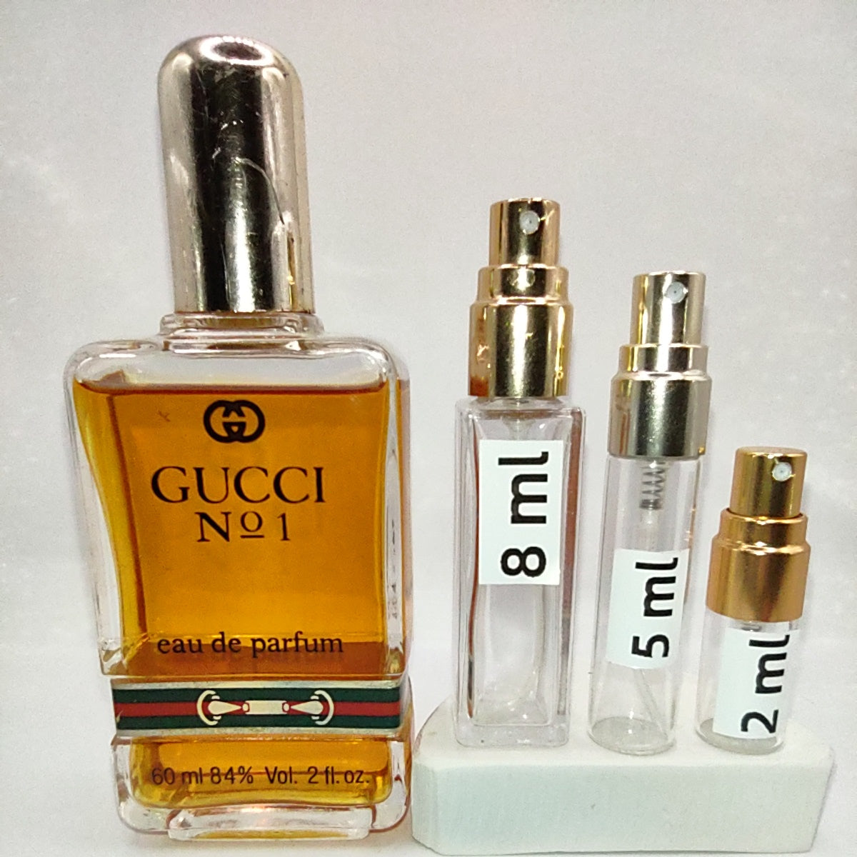 GUCCI No 1 Eau De Parfum EDP, 1980's Batch, Women | Vintage Decant Cologne Perfume Fragrance Samples