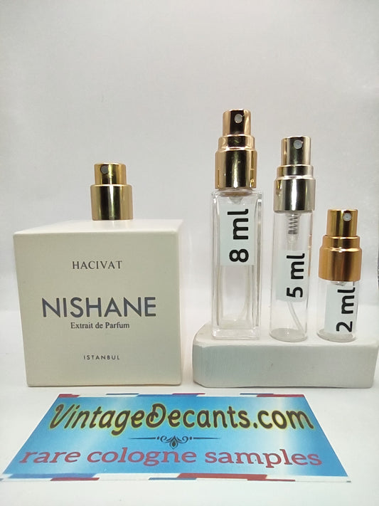 Vintage Decants Nishane Hacivat EDP - 2017 Batch - Unisex - Men - Sample - Discontinued - Cologne - Perfume - Classic - Retro - Fragrance