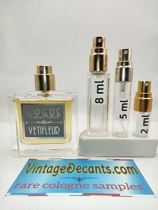 ROGUE PERFUMERY Vetifleur EDP - 2023 Batch - Unisex - Women - Vintage Sample Discontinued Cologne Perfume Fragrance Decants