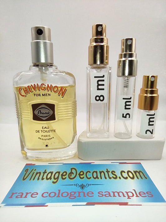 Vintage Decants CHEVIGNON Chevignon For Men EDT - 1992 Jacques Bogart Batch - Men - Sample - Discontinued - Cologne - Perfume - Classic - Retro - Fragrance