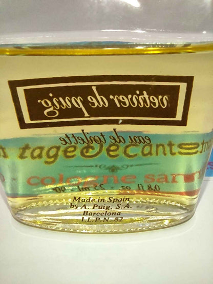 Vintage Decants ANTONIO PUIG Vetiver De PUIG EDT - 1970's Batch - Men - Sample - Discontinued - Cologne - Perfume - Classic - Retro - Fragrance