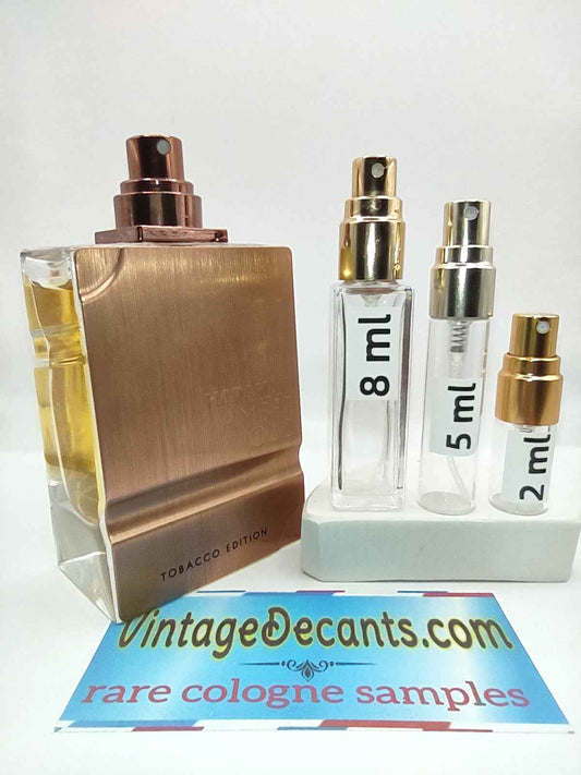 Vintage Decants AL HARAMAIN Amber Oud Tobacco Edition EDP - 2022 Batch - Unisex - Men - Sample - Discontinued - Cologne - Perfume - Classic - Retro - Fragrance