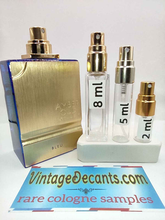 Vintage Decants AL HARAMAIN Amber Oud Bleu Exclusif EDP - 2022 Batch - Men - Unisex - Sample - Discontinued - Cologne - Perfume - Classic - Retro - Fragrance