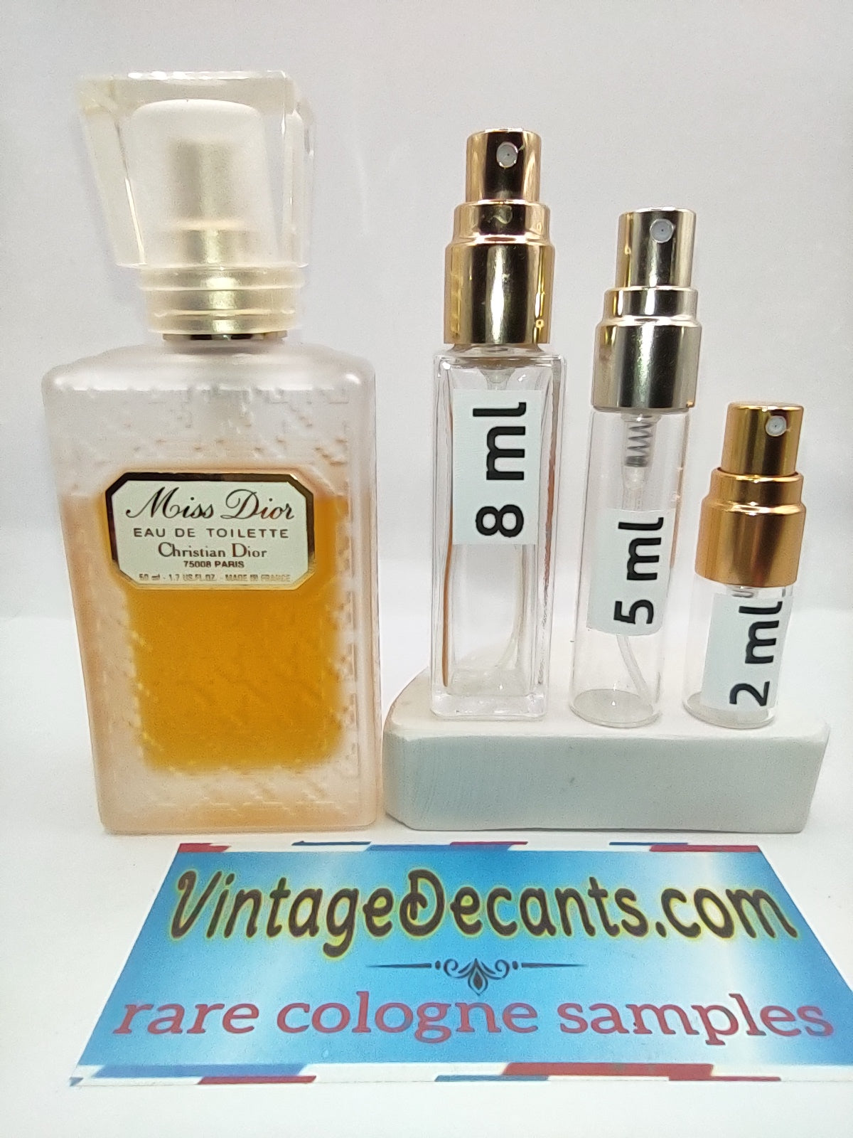 DIOR - Miss Dior EDT - 1999 Batch - Women - Unisex - Vintage Sample Discontinued Cologne Perfume Fragrance Decants