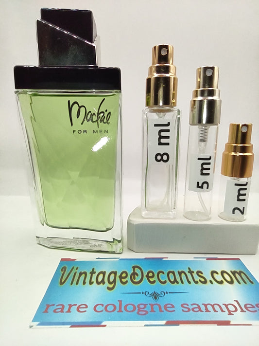 Vintage Decants BOB MACKIE Mackie For Men EDC - 1990's Batch - Men - Sample - Discontinued - Cologne - Perfume - Classic - Retro - Fragrance