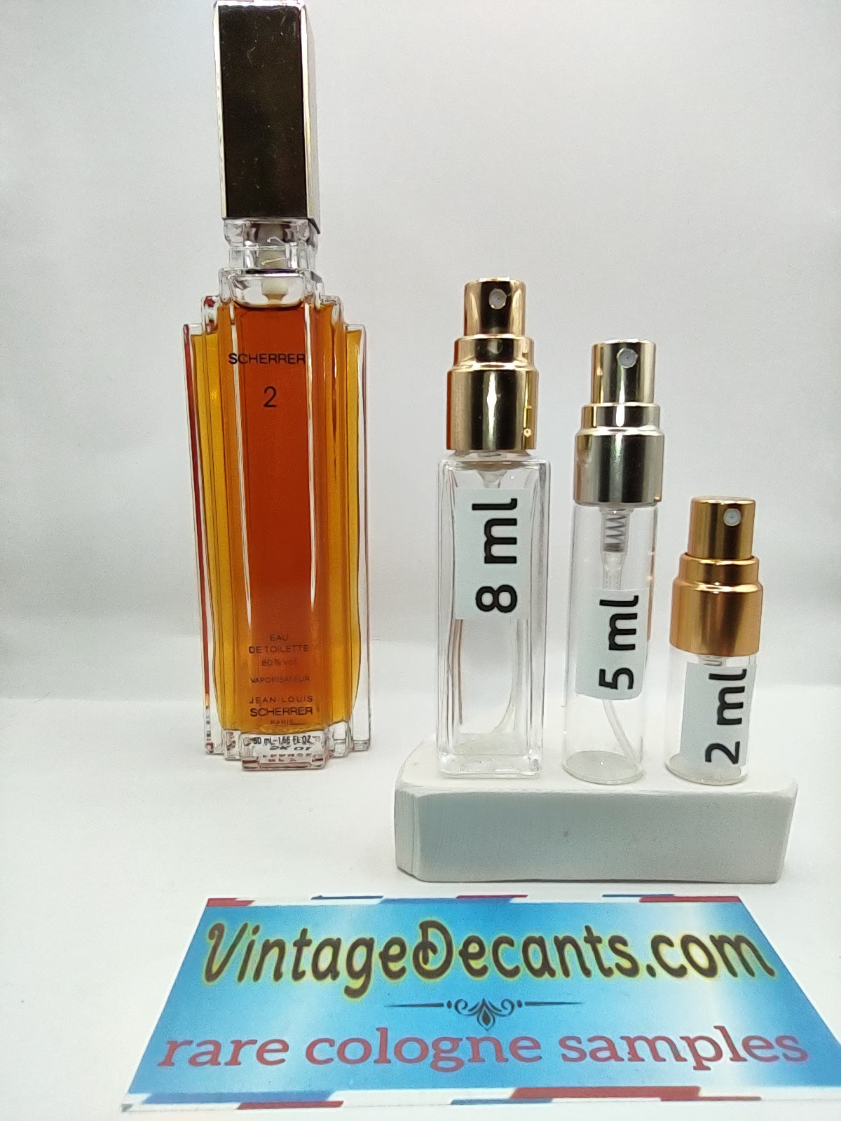 JEAN LOUIS SCHERRER 2 EDT - 1991 Batch - Women - Unisex - Vintage Sample Discontinued Cologne Perfume Fragrance Decants