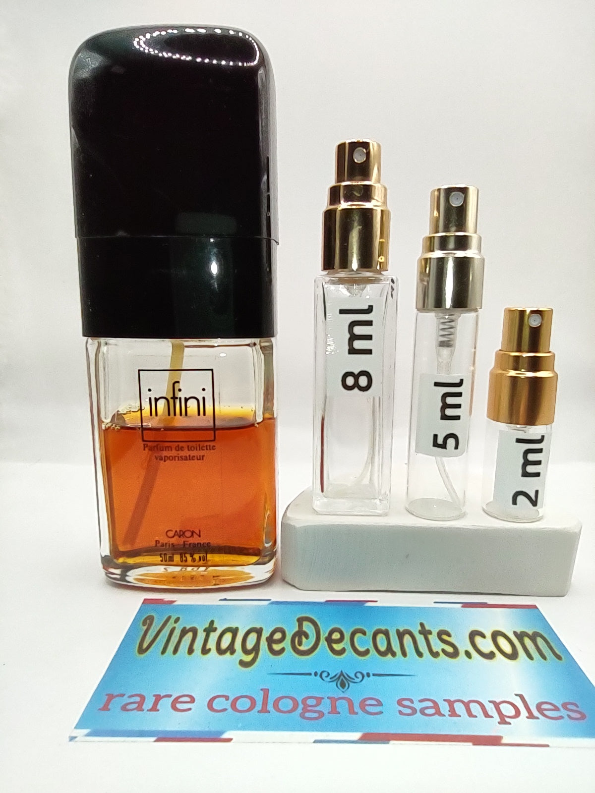 CARON Infini Parfum - 1982 Batch - Women - Unisex - Vintage Sample Discontinued Cologne Perfume Fragrance Decants