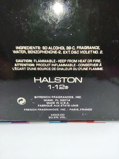 HALSTON 1-12 EDC - 1998 Batch - Men - Unisex - Vintage Sample Discontinued Cologne Perfume Fragrance Decants