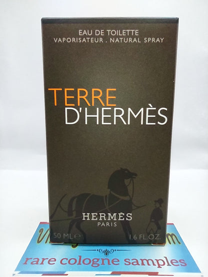 HERMES Terre D'Hermes EDT - 2007 Batch - Men - Vintage Sample Discontinued Cologne Perfume Fragrance Decants