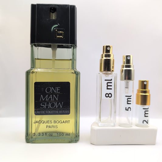JACQUES BOGART One Man Show EDT, 1992 batch, Men | Vintage Decant Cologne Perfume Fragrance Samples