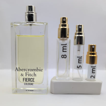 ABERCROMBIE & FITCH Fierce EDT, 2012 Batch, Men, Unisex | Vintage Decant Cologne Perfume Fragrance Samples
