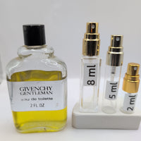 GIVENCHY Gentleman EDT, 1980's Batch, Men | Vintage Decant Cologne Perfume Fragrance Samples
