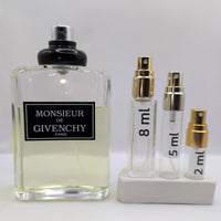 GIVENCHY Monsieur De Givenchy EDT, 2005 Batch, Men | Vintage Decant Cologne Perfume Fragrance Samples