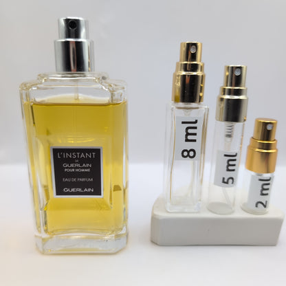 GUERLAIN L'Instant Pour Homme EDP, 2016 Batch, Men, Unisex | Vintage Decant Cologne Perfume Fragrance Samples
