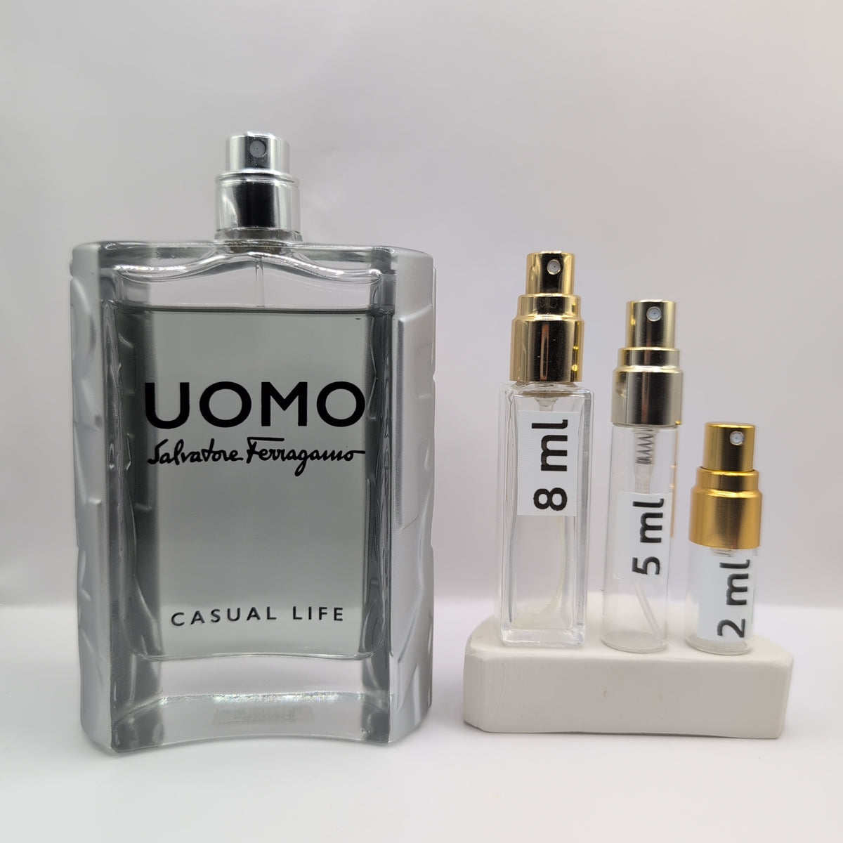 SALVATORE FERRAGAMO Uomo Casual Life, 2022 Batch, Men | Vintage Decant Cologne Perfume Fragrance Samples