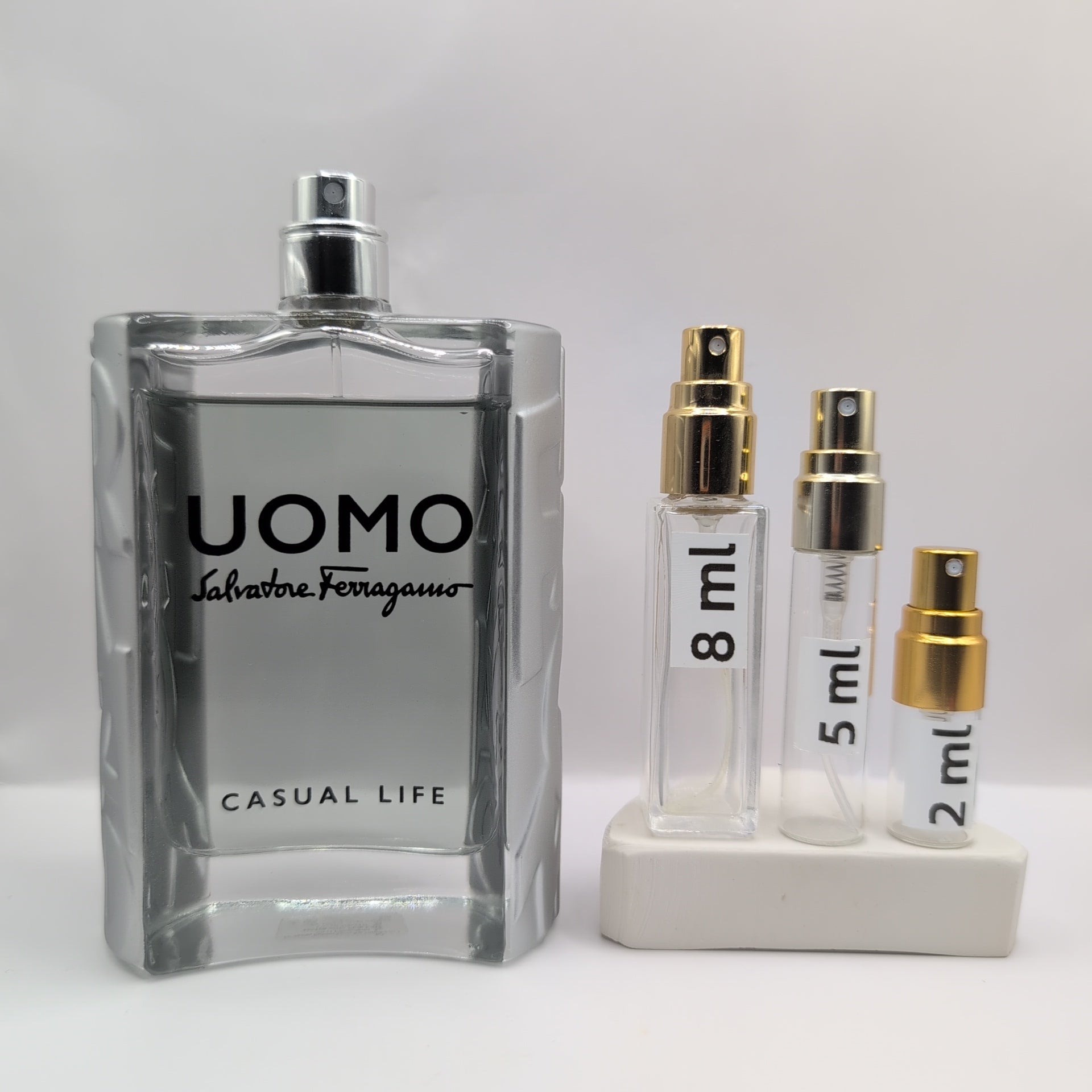 SALVATORE FERRAGAMO Uomo Casual Life, 2022 Batch, Men | Vintage Decant Cologne Perfume Fragrance Samples