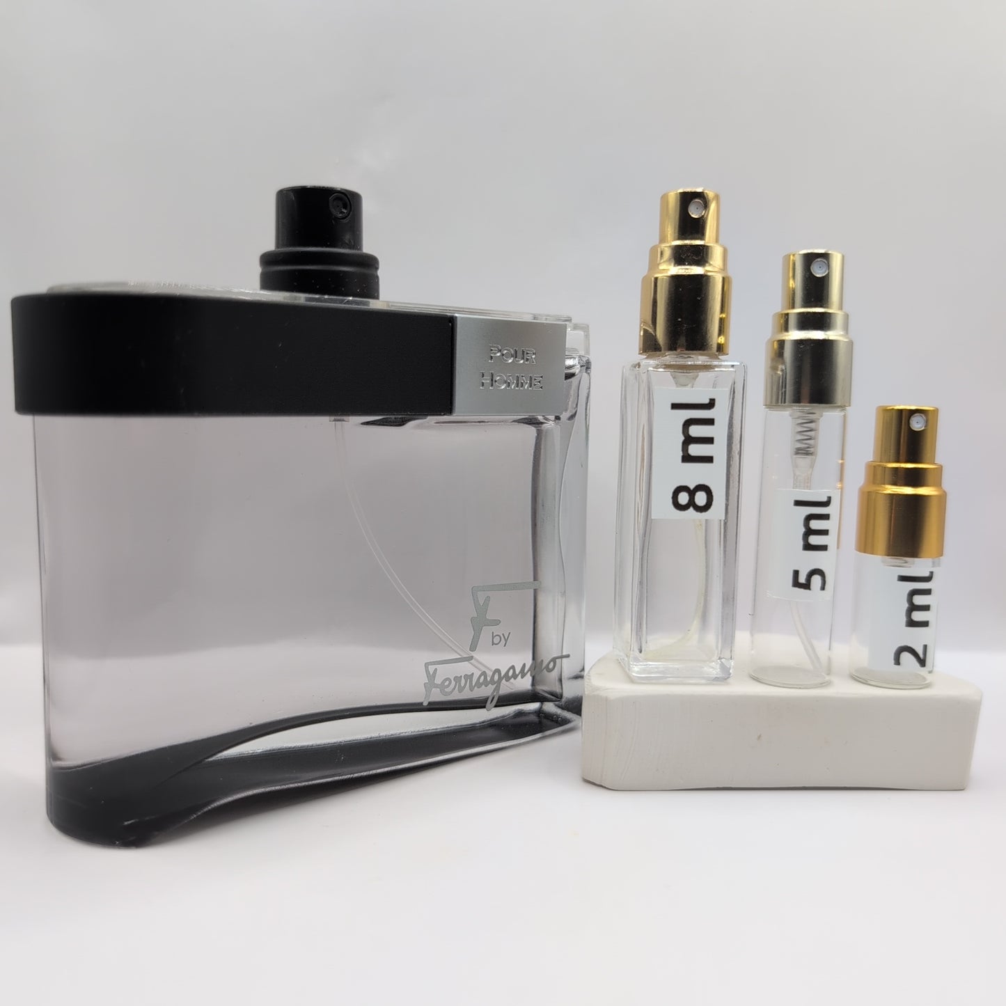 SALVATORE FERRAGAMO F by Ferragamo Black EDT, 2011 Batch, Men | Vintage Decant Cologne Perfume Fragrance Samples