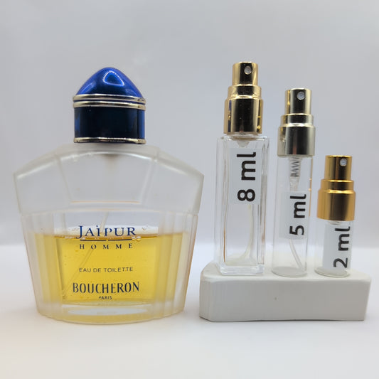 BOUCHERON Jaipur EDT, 1999 batch, Men | Vintage Decant Cologne Perfume Fragrance Samples
