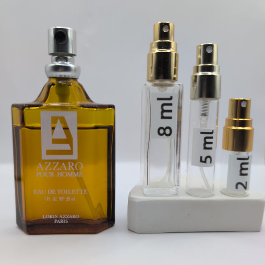 AZZARO Azzaro Pour Homme EDT, 1980's Batch, Men | Vintage Decant Cologne Perfume Fragrance Samples