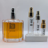 GIORGIO BEVERLY HILLS Red For Men EDT, 2012 Batch, Men | Vintage Decant Cologne Perfume Fragrance Samples