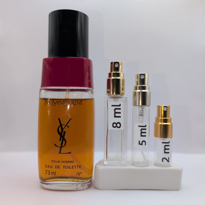 YVES SAINT LAURENT Pour Homme EDT, 1980 Batch, Men | Vintage Decants Cologne Perfume Fragrance Samples