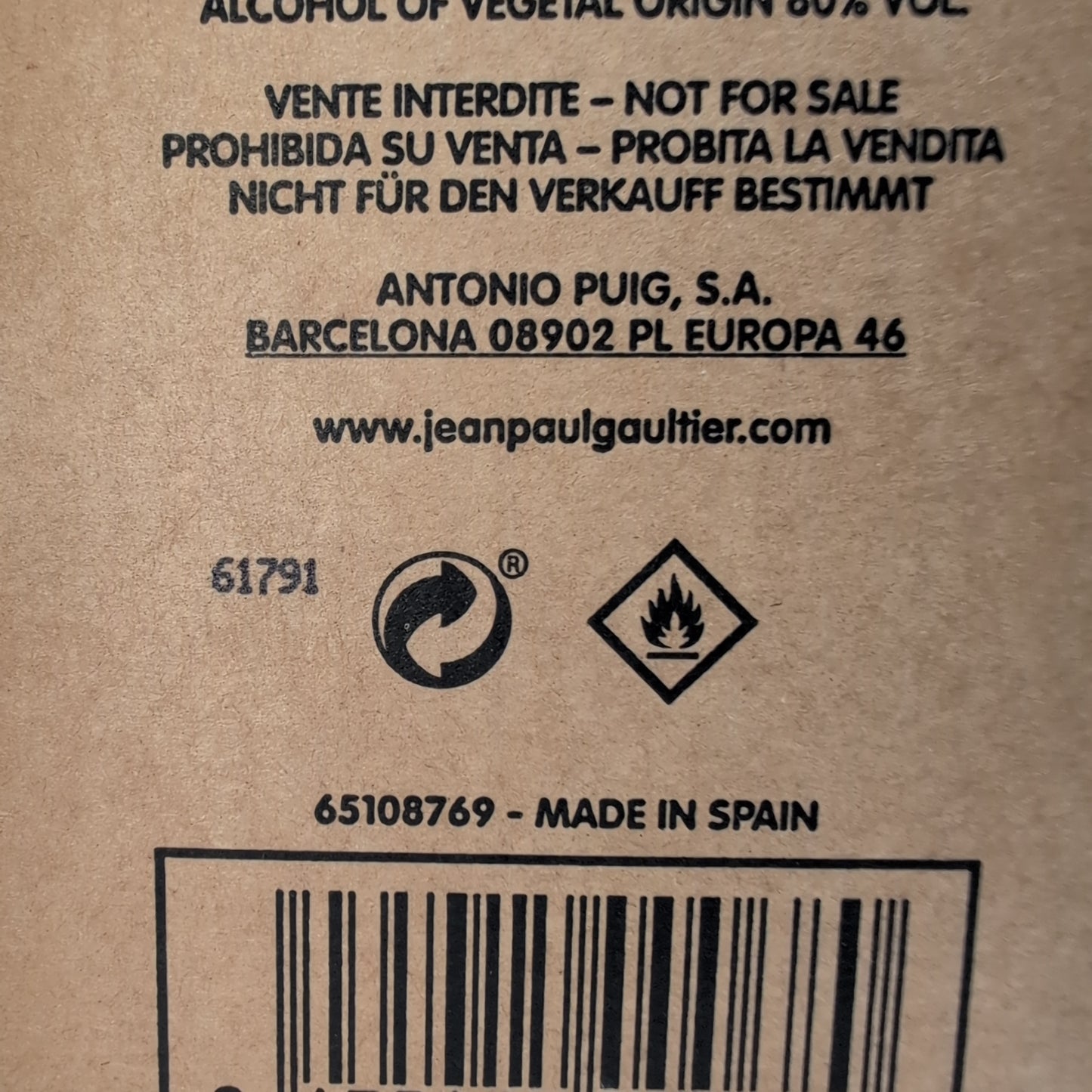 JEAN PAUL GAULTIER Le Male Essence de Parfum Cologne Perfume Fragrance Samples