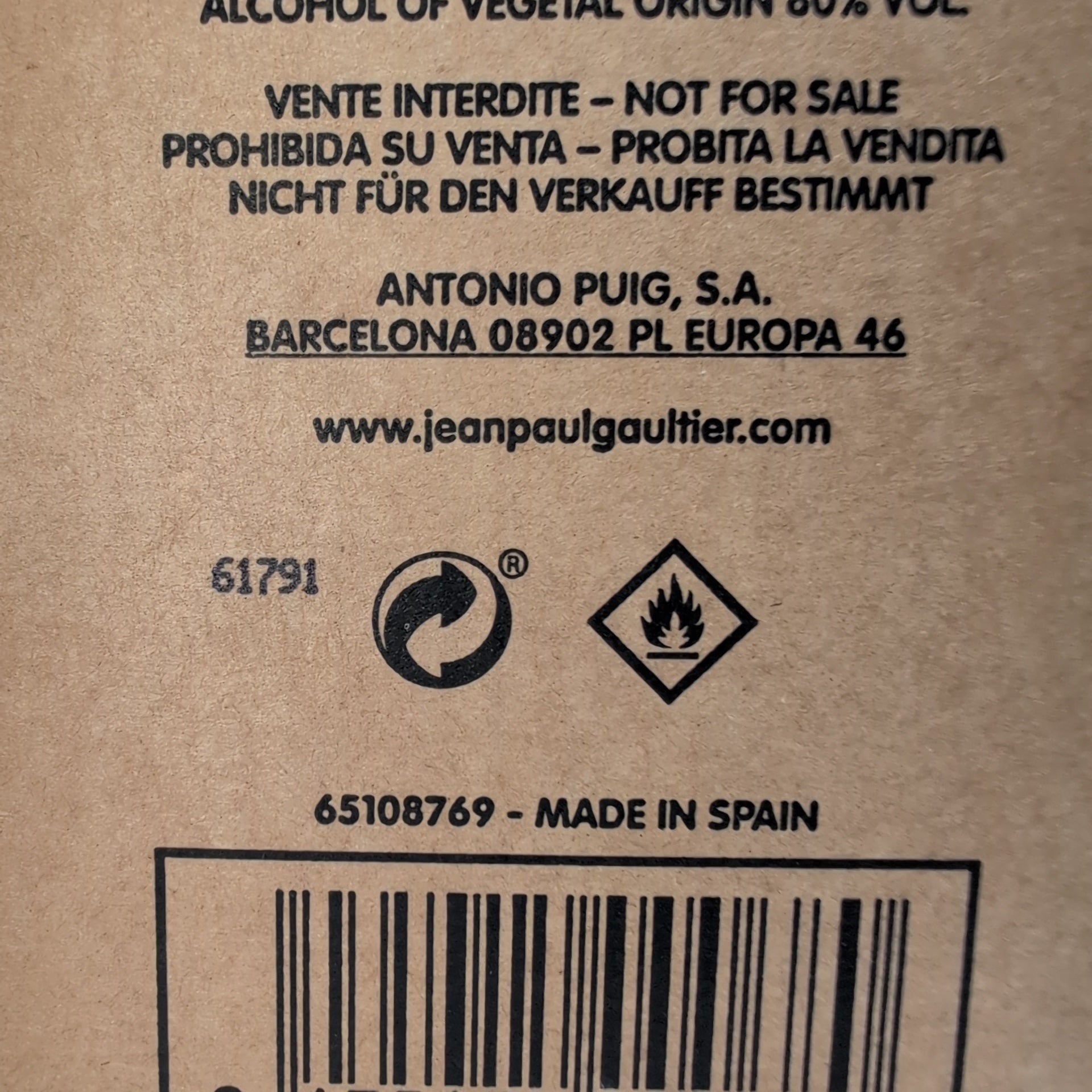 JEAN PAUL GAULTIER Le Male Essence de Parfum Cologne Perfume Fragrance Samples