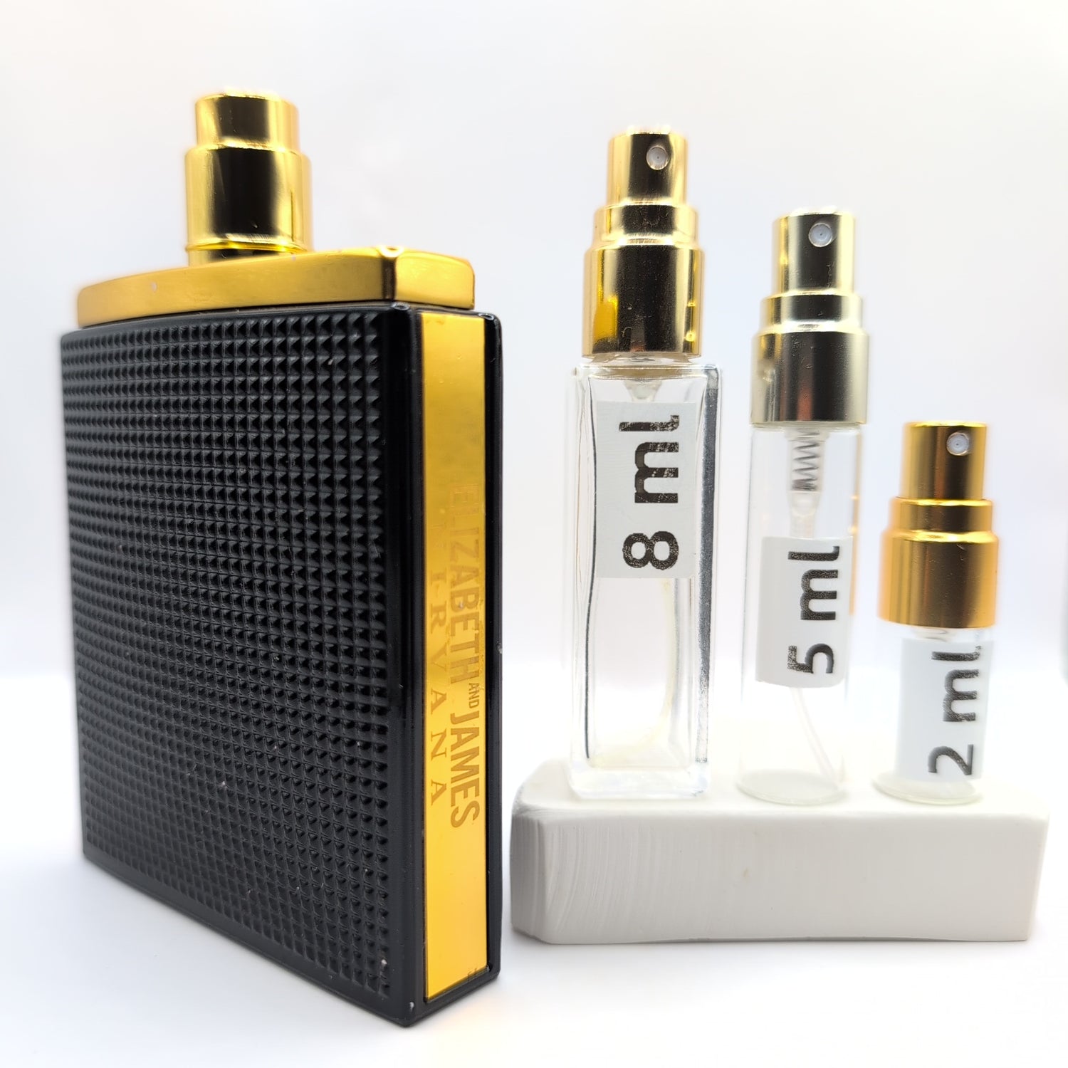 ELIZABETH AND JAMES Nirvana Black EDP, 2016 Batch, Women, Unisex | Vintage Decant Cologne Perfume Fragrance Samples