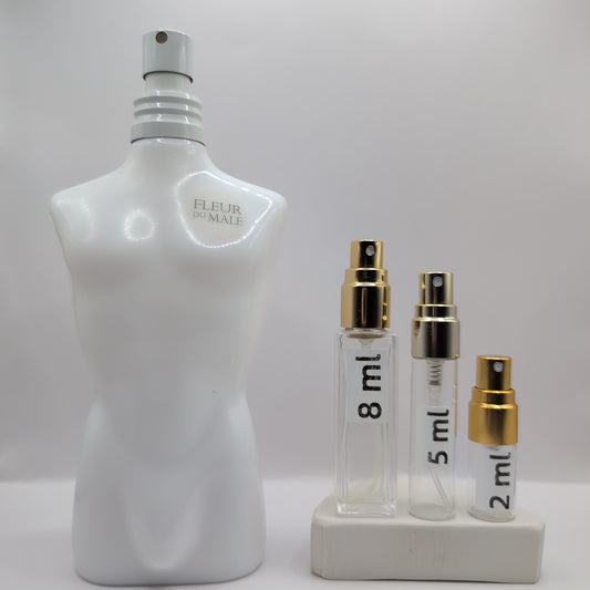 JEAN PAUL GAULTIER Fleur Du Male EDT, 2009 Batch, Men, Unisex | Vintage Decant Cologne Perfume Fragrance Samples