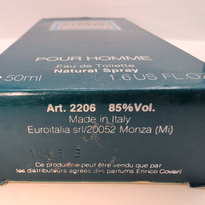 ENRICO COVERI Pour Homme EDT, 1991 Euroitalia Batch, Men | Vintage Decant Cologne Perfume Fragrance Samples