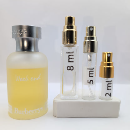 BURBERRY Weekend For Men EDT, 1998 Batch, Men | Vintage Decant Cologne Perfume Fragrance Samples