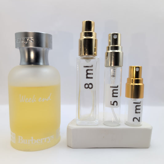 BURBERRY Weekend For Men EDT, 1998 Batch, Men | Vintage Decant Cologne Perfume Fragrance Samples