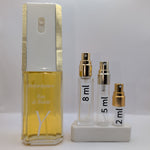 YVES SAINT LAURENT Y For Women EDT, 1980's Batch, Unisex | Vintage Decant Cologne Perfume Fragrance Samples
