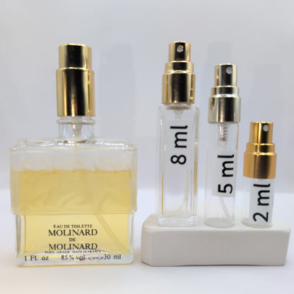 MOLINARD De Molinard EDT, 1990's Batch, Women | Vintage Decant Cologne Perfume Fragrance Samples