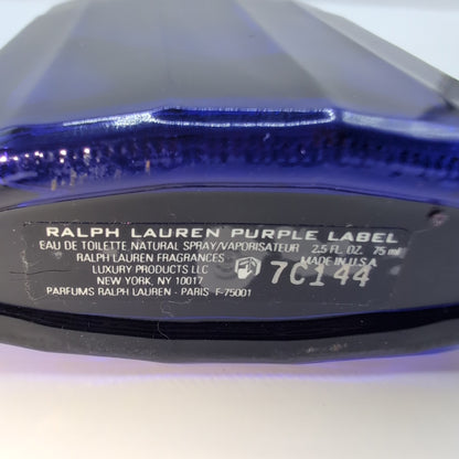 RALPH LAUREN Purple Label EDT, 2006 Batch, Men | Vintage Decant Cologne Perfume Fragrance Samples
