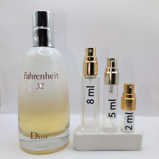 DIOR Fahrenheit 32 EDT, 2012 Batch, Men, Unisex | Vintage Decant Cologne Perfume Fragrance Samples