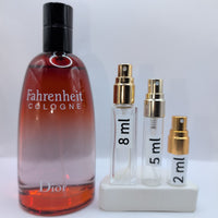 DIOR Fahrenheit Cologne, 2018 Batch, Men | Vintage Decant Cologne Perfume Fragrance Samples